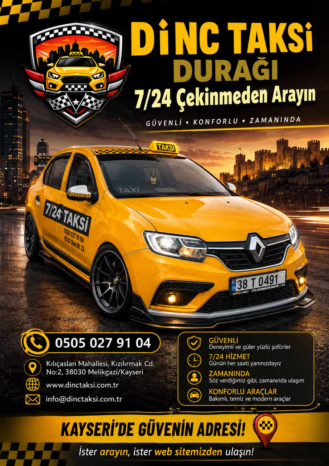 Bakımlı Araçlar ve Deneyimli Sürücülerle Planlı, Güvenli ve Konforlu Yolculuk Hizmetlerini Günün Her Saatinde Profesyonel Şekilde Sunuyoruz